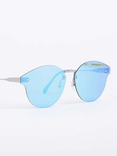 Shop Retrosuperfuture Tuttoente Panama Sunglasses In Azure