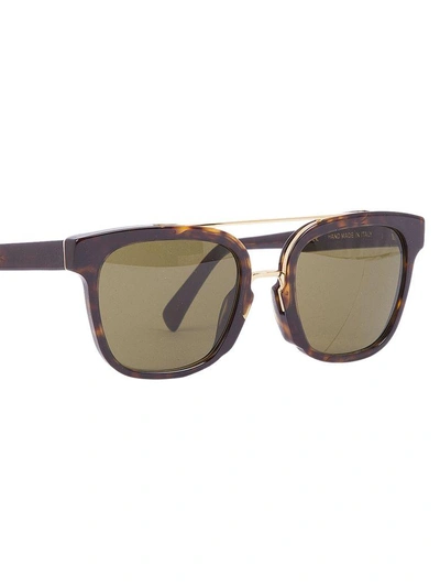 Shop Retrosuperfuture Akin 3267 Sunglasses In Green