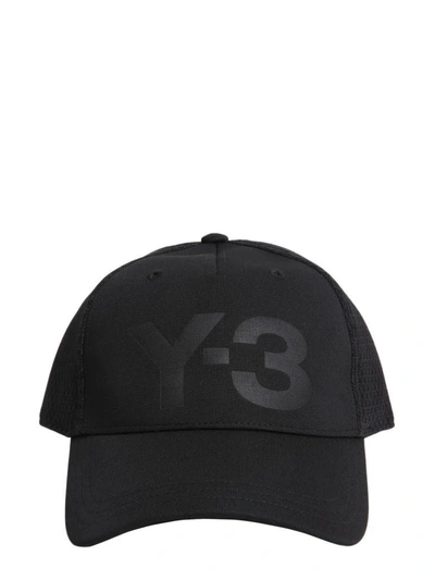 Shop Y-3 Trucker Baseball Cap In Nero