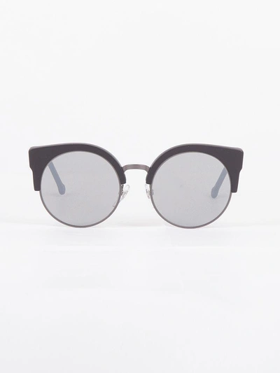 Shop Retrosuperfuture Ilaria Sunglasses In Black