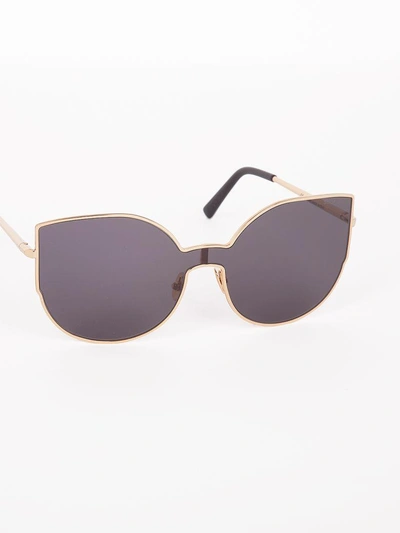 Shop Retrosuperfuture Lenz Lucia Sunglasses In Black