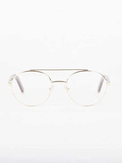 Shop Retrosuperfuture Numero 32 Glasses In Oro