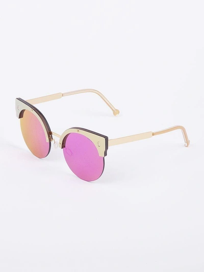 Shop Retrosuperfuture Era Sunglasses In Pink