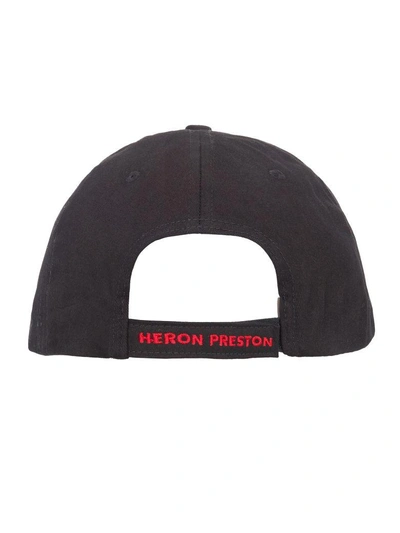 Shop Heron Preston Cap In Red