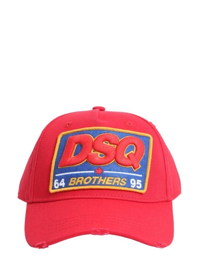 Shop Dsquared2 Baseball Cap In Rosso