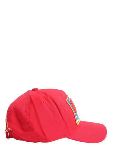 Shop Dsquared2 Baseball Cap In Rosso