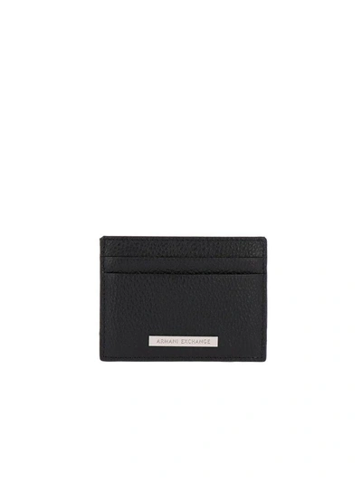 Shop Armani Collezioni Armani Exchange Wallet Wallet Men Armani Exchange In Black