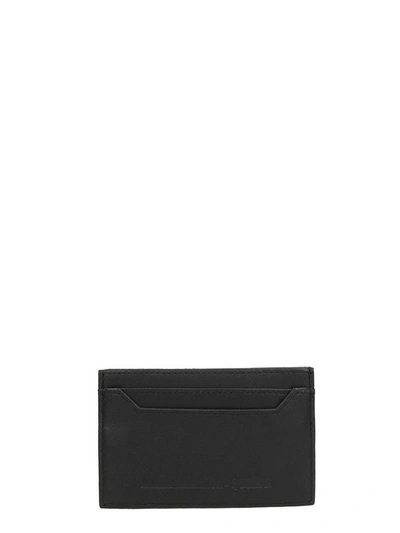 Shop Mcq By Alexander Mcqueen Black Leather Cardholder