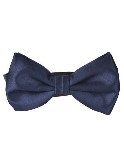 Shop Brioni Butterfly Bow Tie In Blue