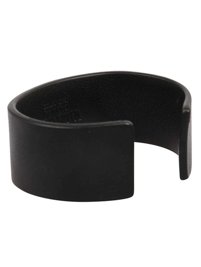 Shop Valentino Vltn Bracelet In 0no Nero