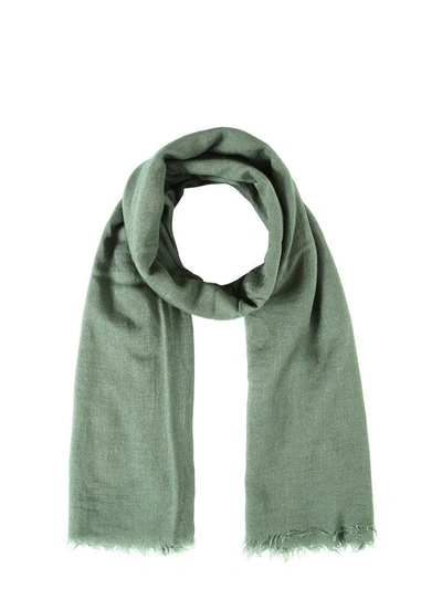 Shop Rick Owens Cashmere Scarf In Verde