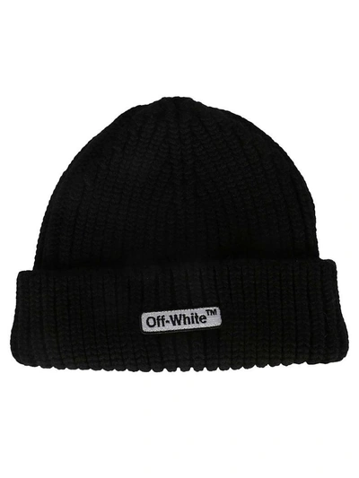 Shop Off-white Off White Embroidered Beanie
