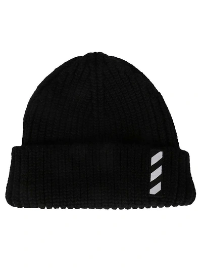 Shop Off-white Off White Embroidered Beanie