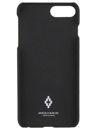 Shop Marcelo Burlon County Of Milan Iphone7+ Jen Phone Case In Black Medium