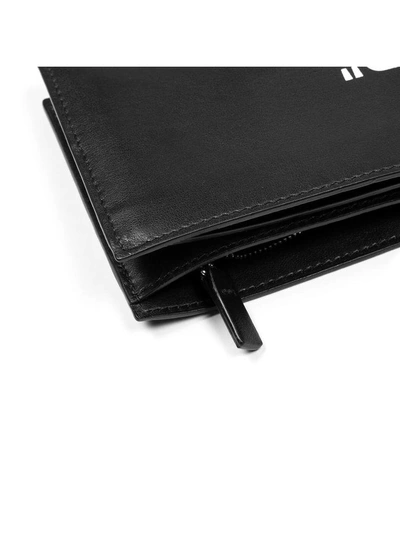Shop Off-white Quote Bifold Wallet In Black