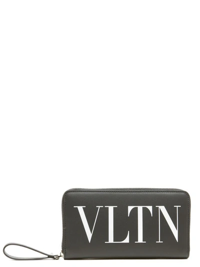 Shop Valentino 'vlnt' Wallet In Black