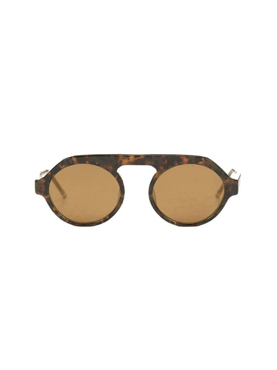 Shop Thom Browne Sunglasses In Camouflage