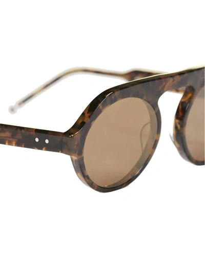 Shop Thom Browne Sunglasses In Camouflage