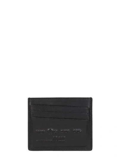 Shop Maison Margiela Black Leather Cardholder