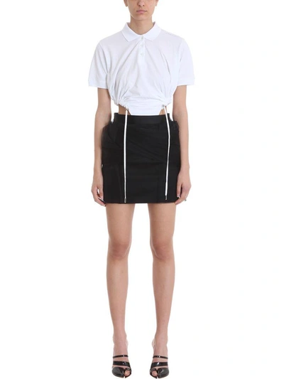 Shop Y/project Black Tulle Cotton Skirt