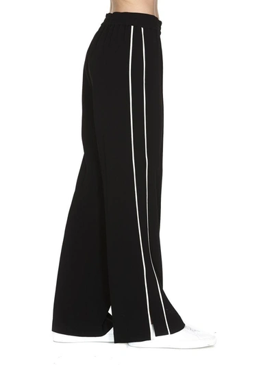 Shop Alberto Biani Wide-leg Trousers In Black