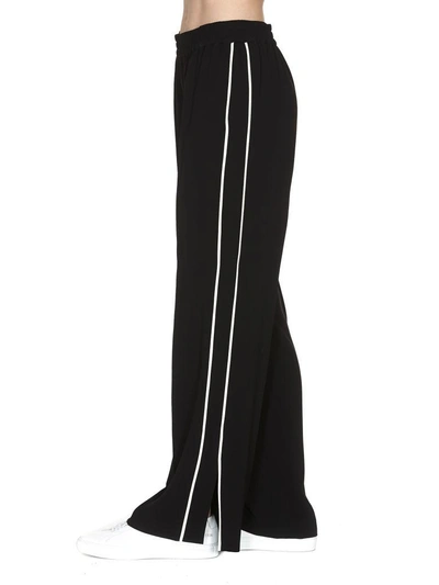 Shop Alberto Biani Wide-leg Trousers In Black