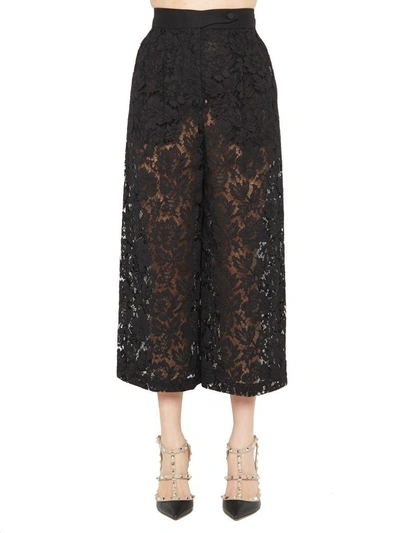 Shop Valentino Pants In Black