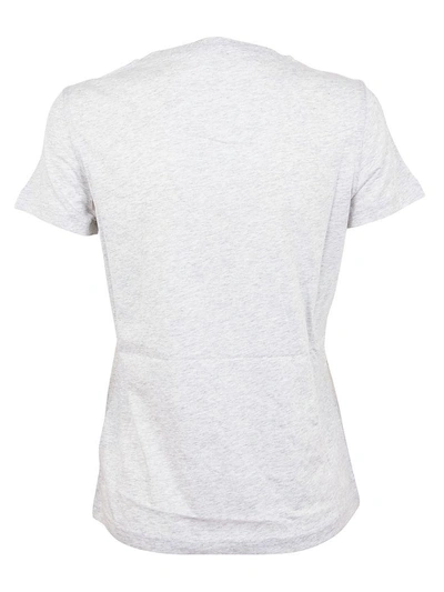 Shop Kenzo Logo Print T-shirt In Pale Grey