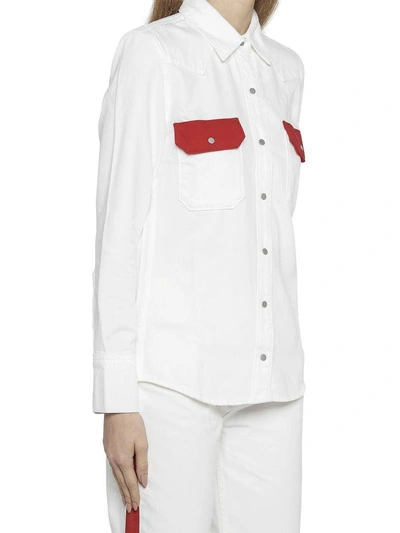 Shop Calvin Klein Jeans Est.1978 Shirt In White