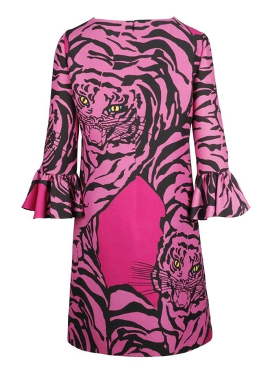 Shop Valentino Animal Print Dress In Am8