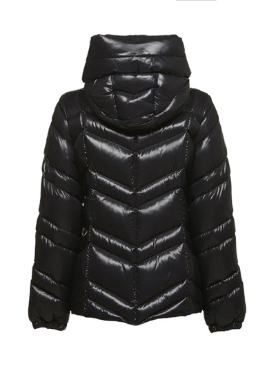 Shop Moncler Fuligule Padded Jacket In Blu Scuro