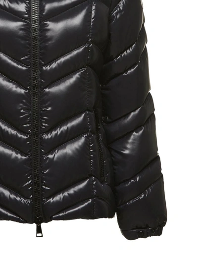 Shop Moncler Fuligule Padded Jacket In Blu Scuro