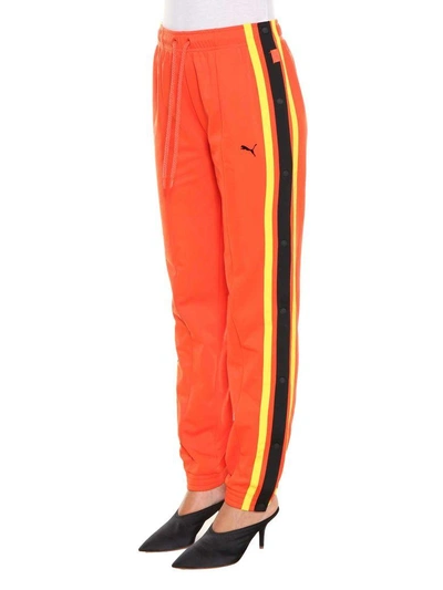 Shop Fenty X Puma Tearaway Track Pant In Arancio