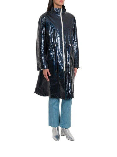 Shop Isabel Marant Pvc Raincoat In Blu