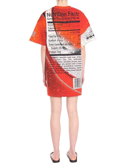Shop Moschino Oversize Fit Dress In Multicolor