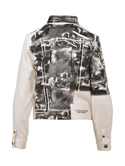 Shop Calvin Klein Denim Jacket White