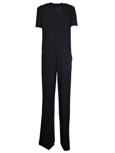 Shop Stella Mccartney Fringed Jumpsuit In Black
