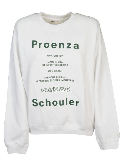 Shop Proenza Schouler Printed Sweatshirt In Basic