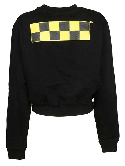 Shop Off-white Cropped Sweatshirt