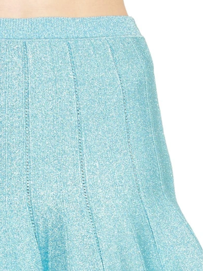 Shop Alberta Ferretti Skirt In Light Blue