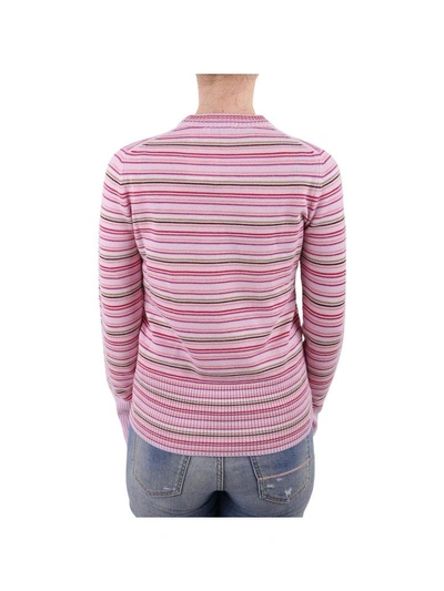 Shop Kenzo Wool And Viscose Sweater In Pink - Multicolor
