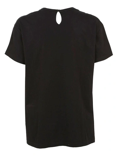 Shop N°21 Perforated T-shirt In Black