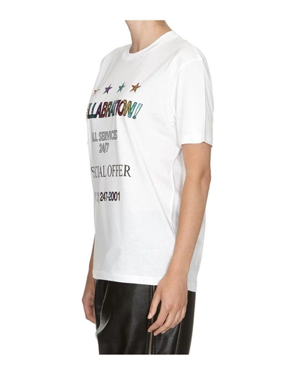 Shop Stella Mccartney Logo T-shirt In Pure White