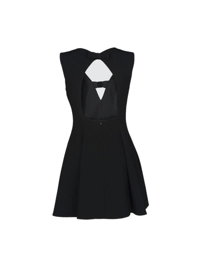 Shop Miu Miu Mini Dress In Black