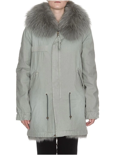 Shop Mr & Mrs Italy Rosemary Midi Parka In Rosemary/alb.