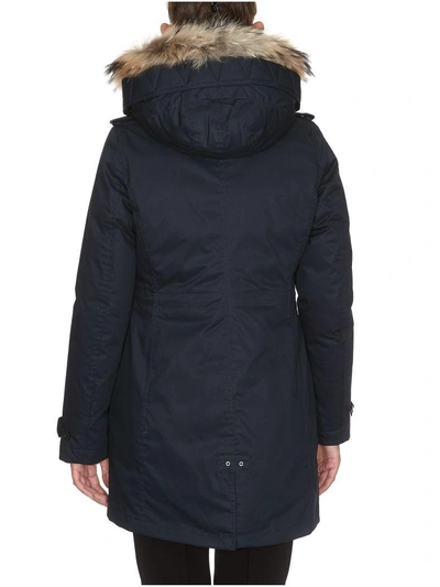 Shop Woolrich Scarlett Parka In Dark Navy