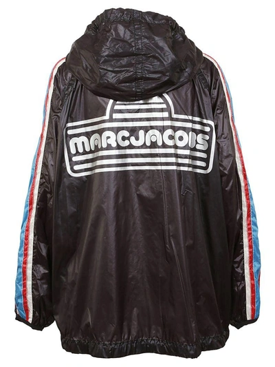 Shop Marc Jacobs Striped Parka In Black