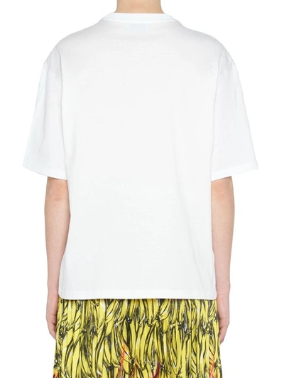Shop Prada 'banana' T-shirt In White