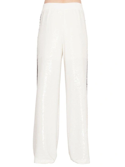 Shop Alberta Ferretti Raimbow Week Pants In White