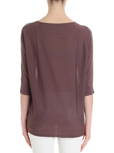 Shop Hemisphere Wool Sweater In Fudge